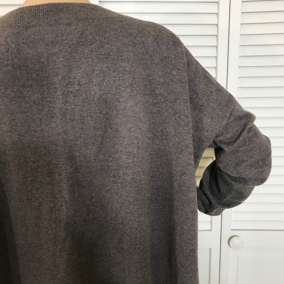 Vince Hi - Low Tunic Brown Sweater Medium - Picture 3 of 15